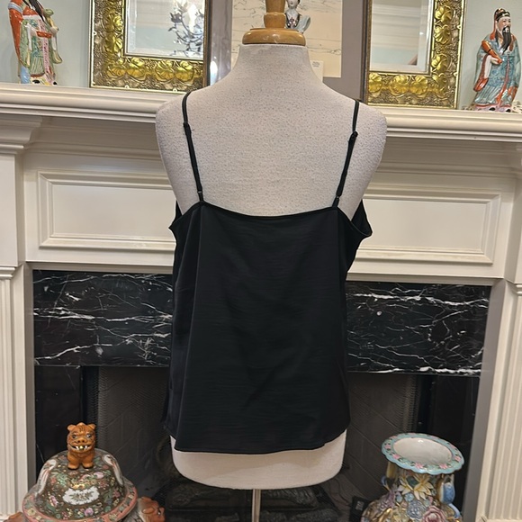 “A new day” Elegant Black silky Women's camisole Top - Picture 5 of 6